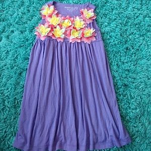 Girls purple ruffled dress 6X